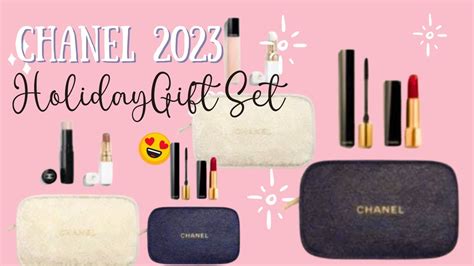 chanel 2023 holiday gift set|chanel 2022 gift sets.